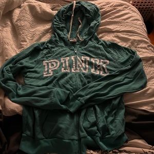 Real pink logo jacket